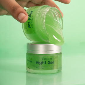 Prakritique Night Gel infused with Aloe Vera & Green Tea