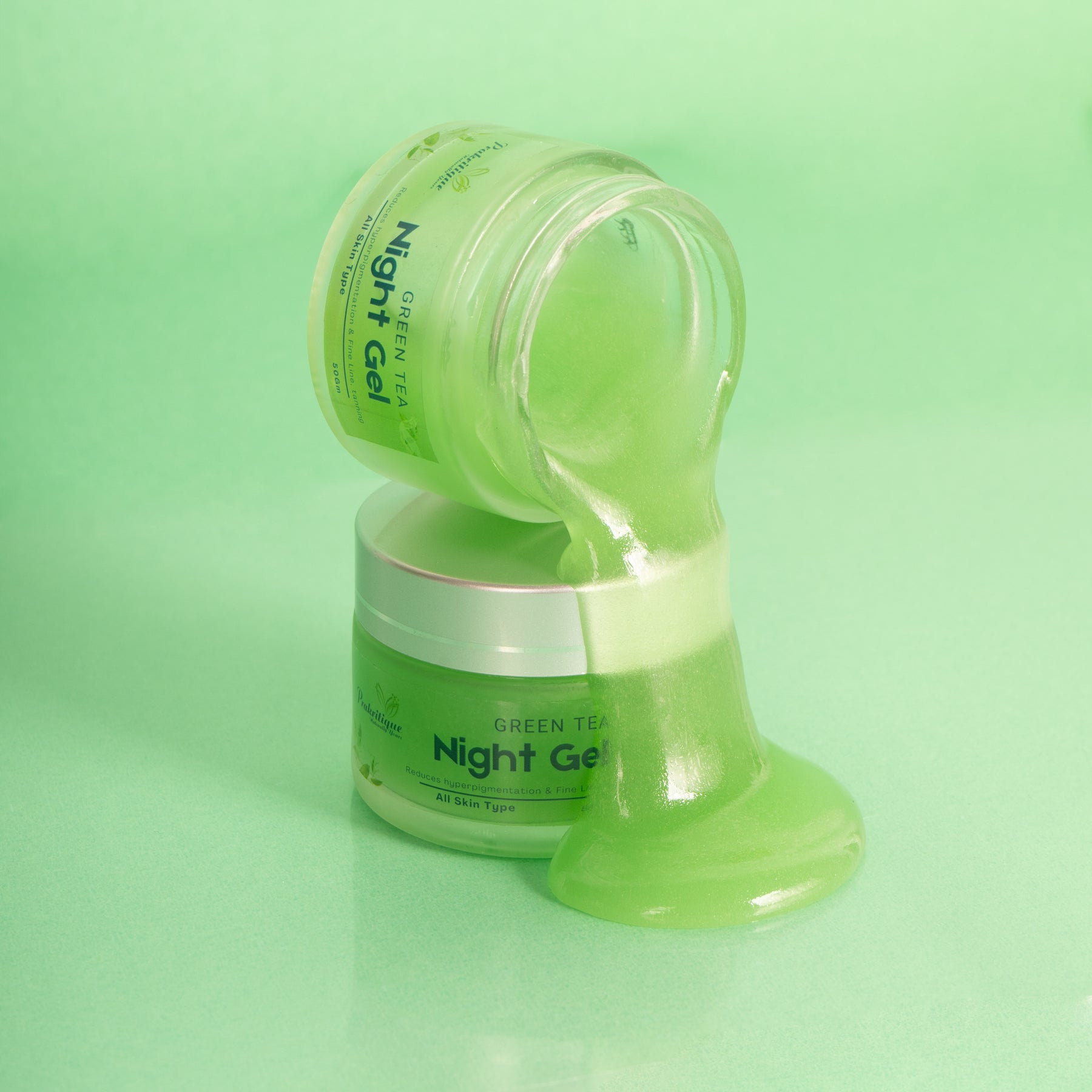 Prakritique Night Gel infused with Aloe Vera & Green Tea